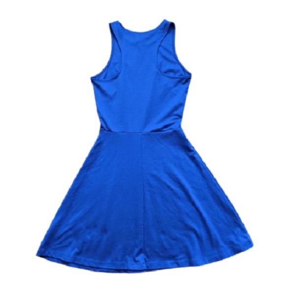H&M Royal Blue Sleveless Tank Mini Dress - Picture 2 of 7